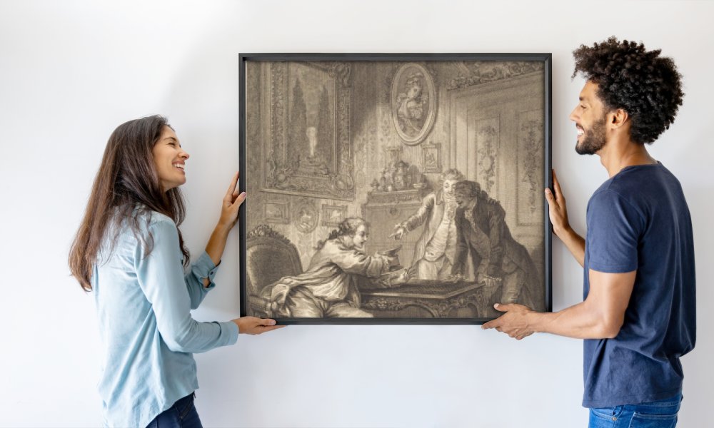 Jean Baptiste Michel Dupreel after Jean Honoré Fragonard