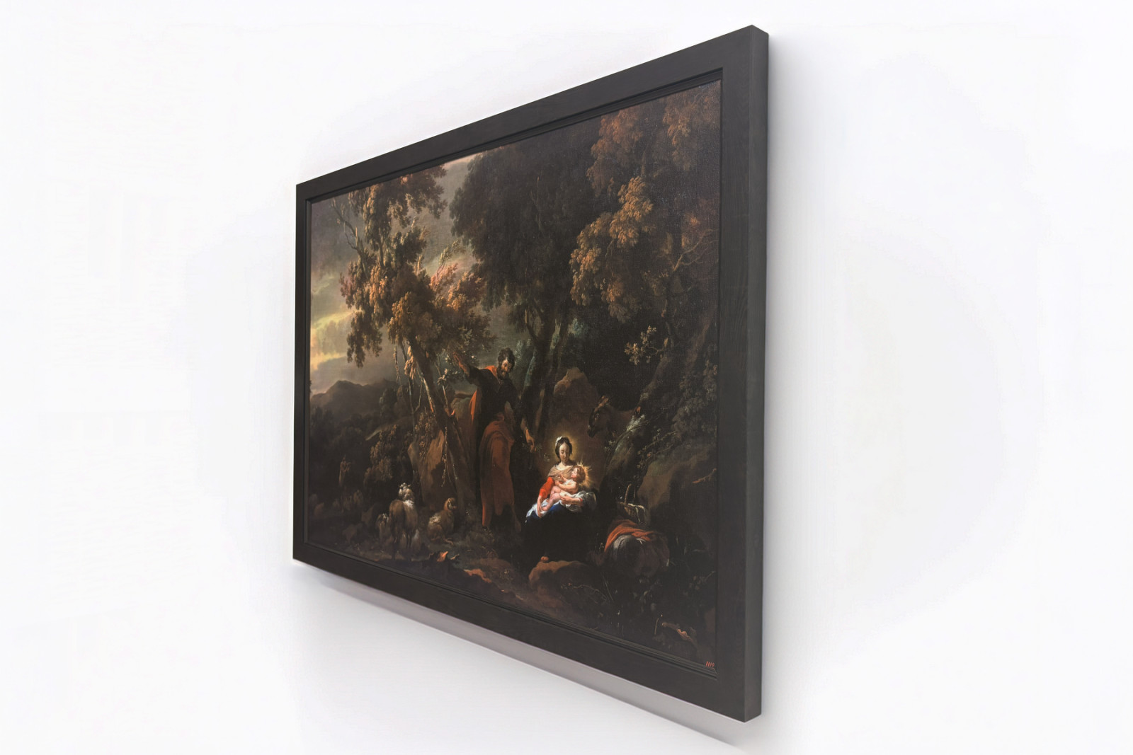 Pihenjen az egyiptomi repülésben, 17. század. - Nicolaes Pietersz. Berchem