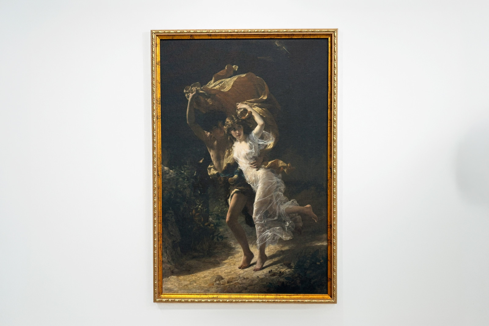 A vihar, 1880. - Pierre Auguste Cot