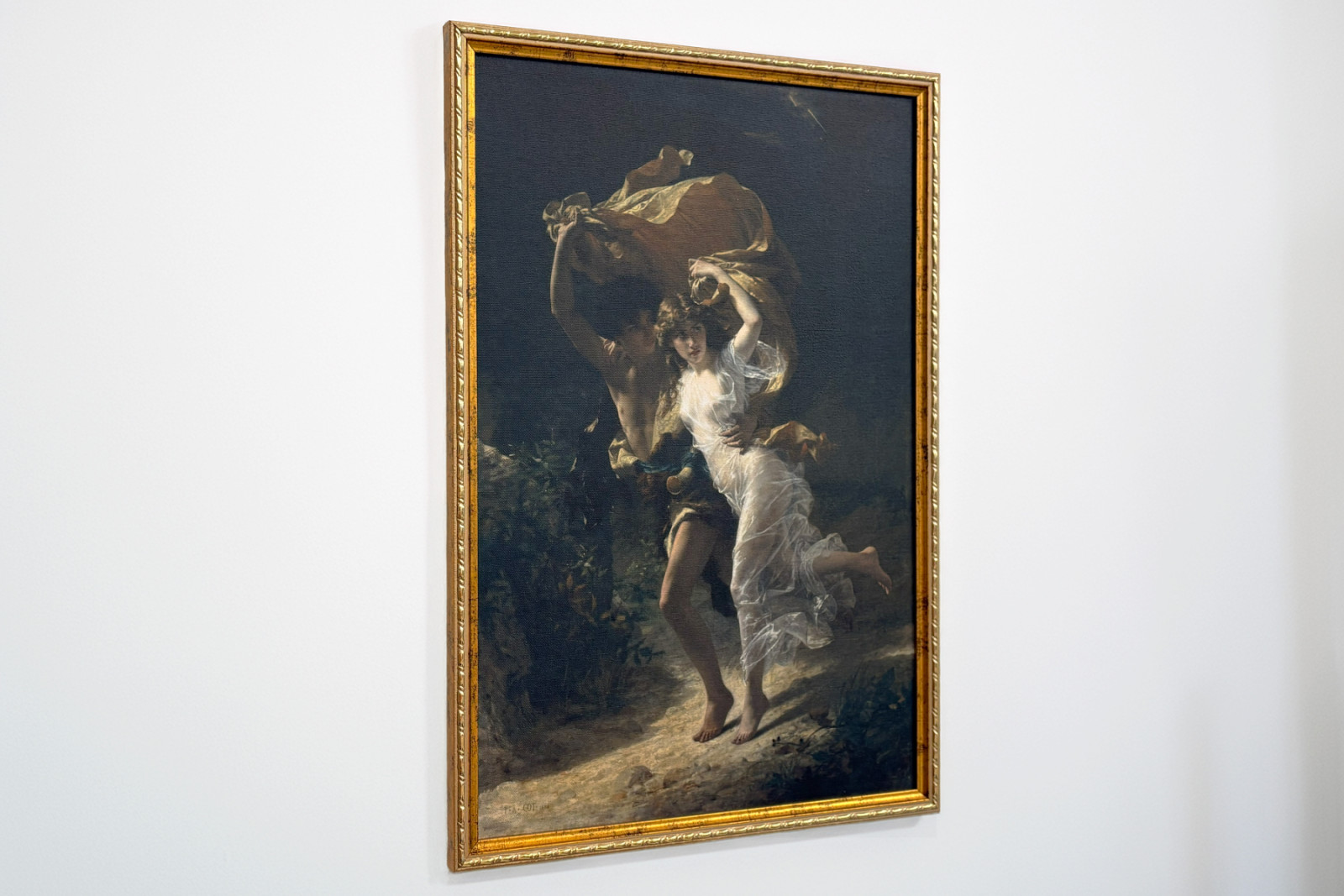 A vihar, 1880. - Pierre Auguste Cot