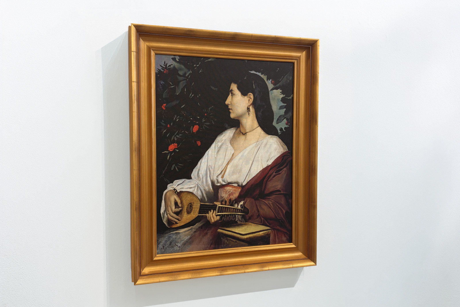 A mandolinos, 1865 - Anselm Feuerbach