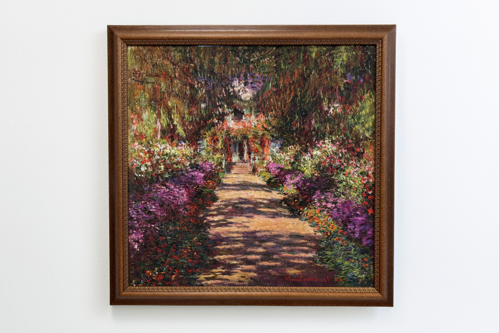 Egy ösvény Monet kertjében, Giverny, 1902 - Claude Monet