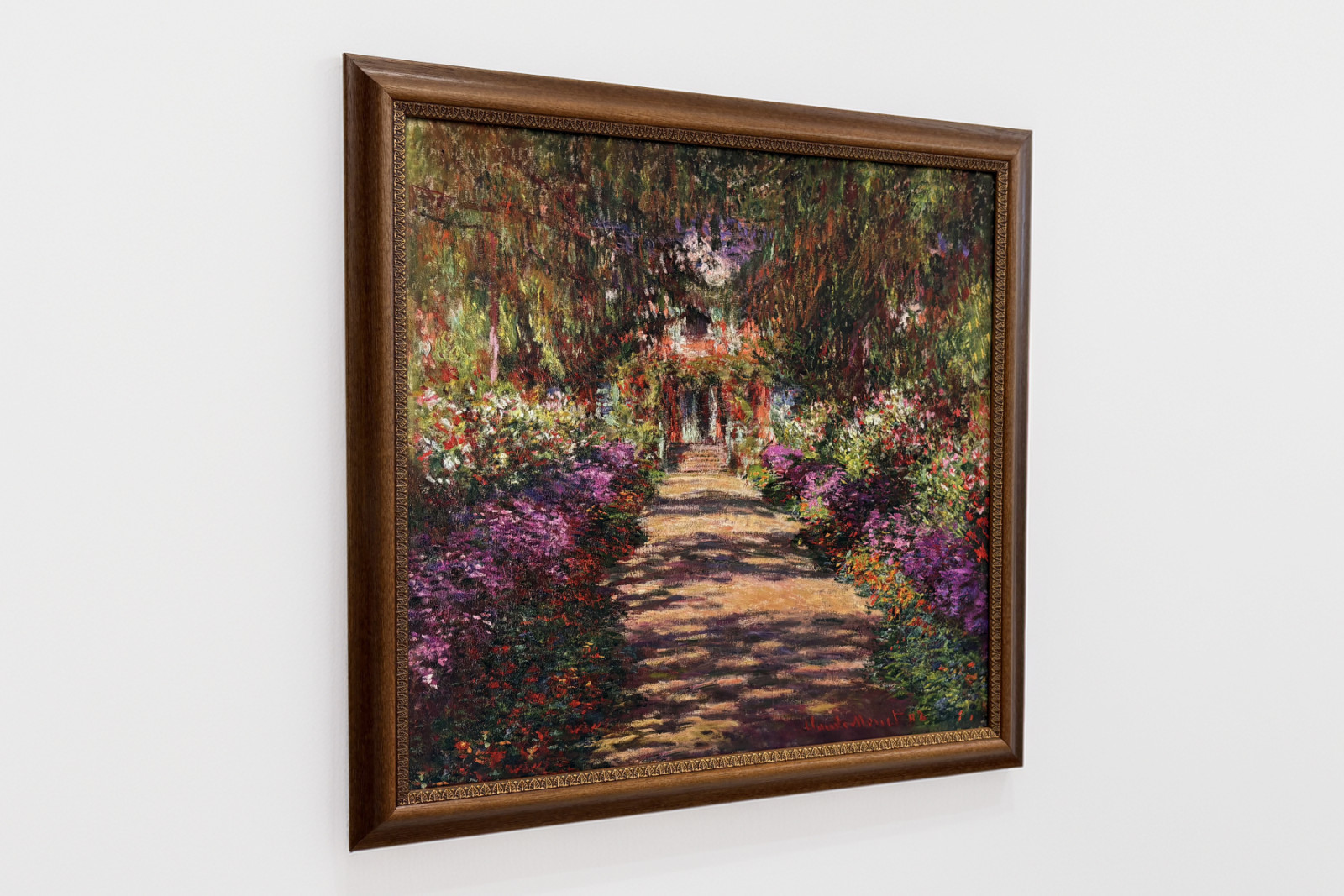 Egy ösvény Monet kertjében, Giverny, 1902 - Claude Monet