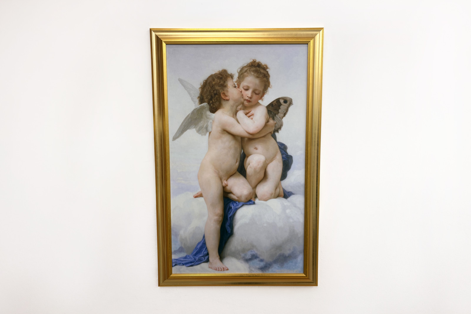 Ámor és psziché mint gyermek, Az első csók, 1890. - William-Adolphe Bouguereau
