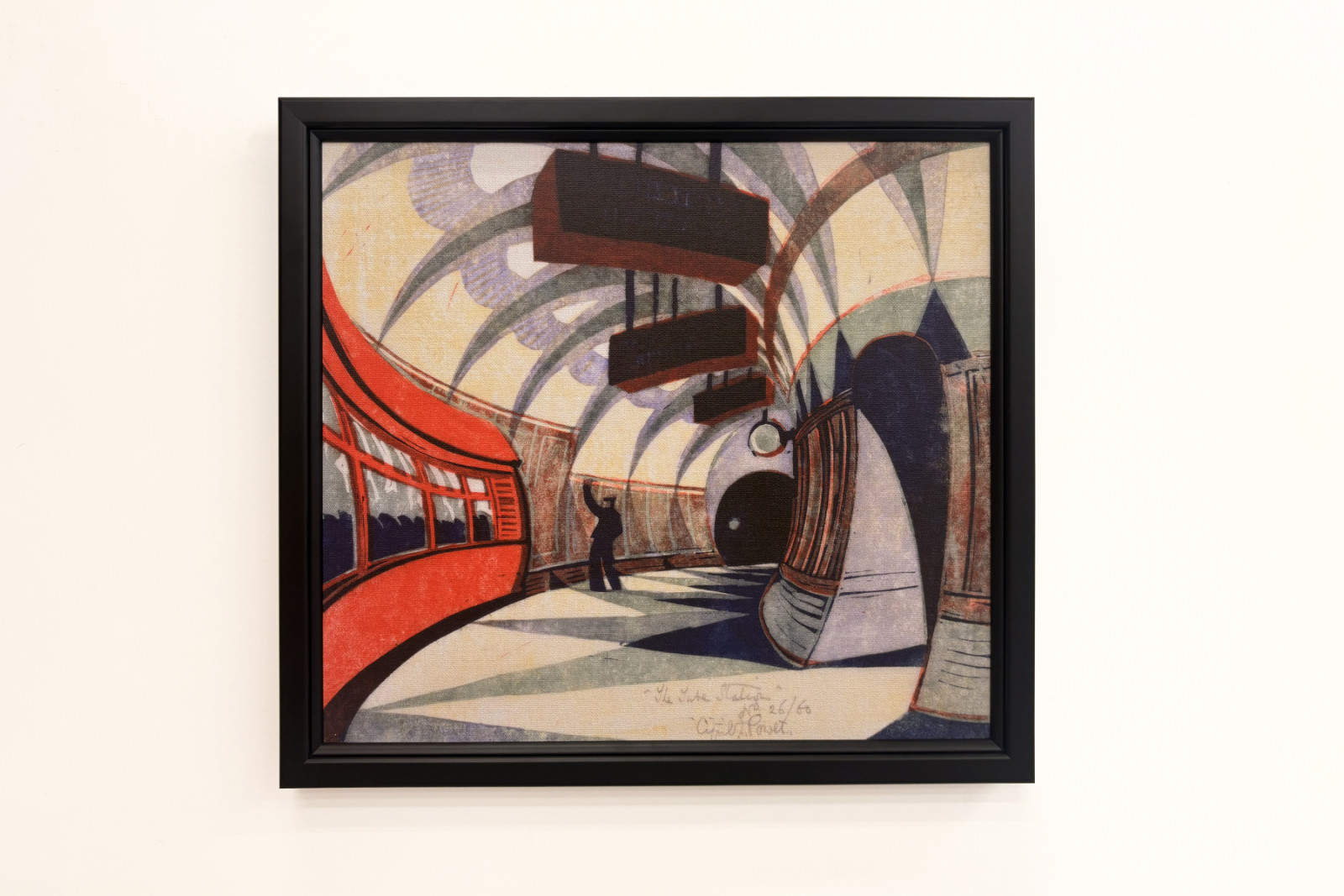The Tube Train, 1932 körül (linómetszet) (lásd még: 151089) - Cyril Edward Power