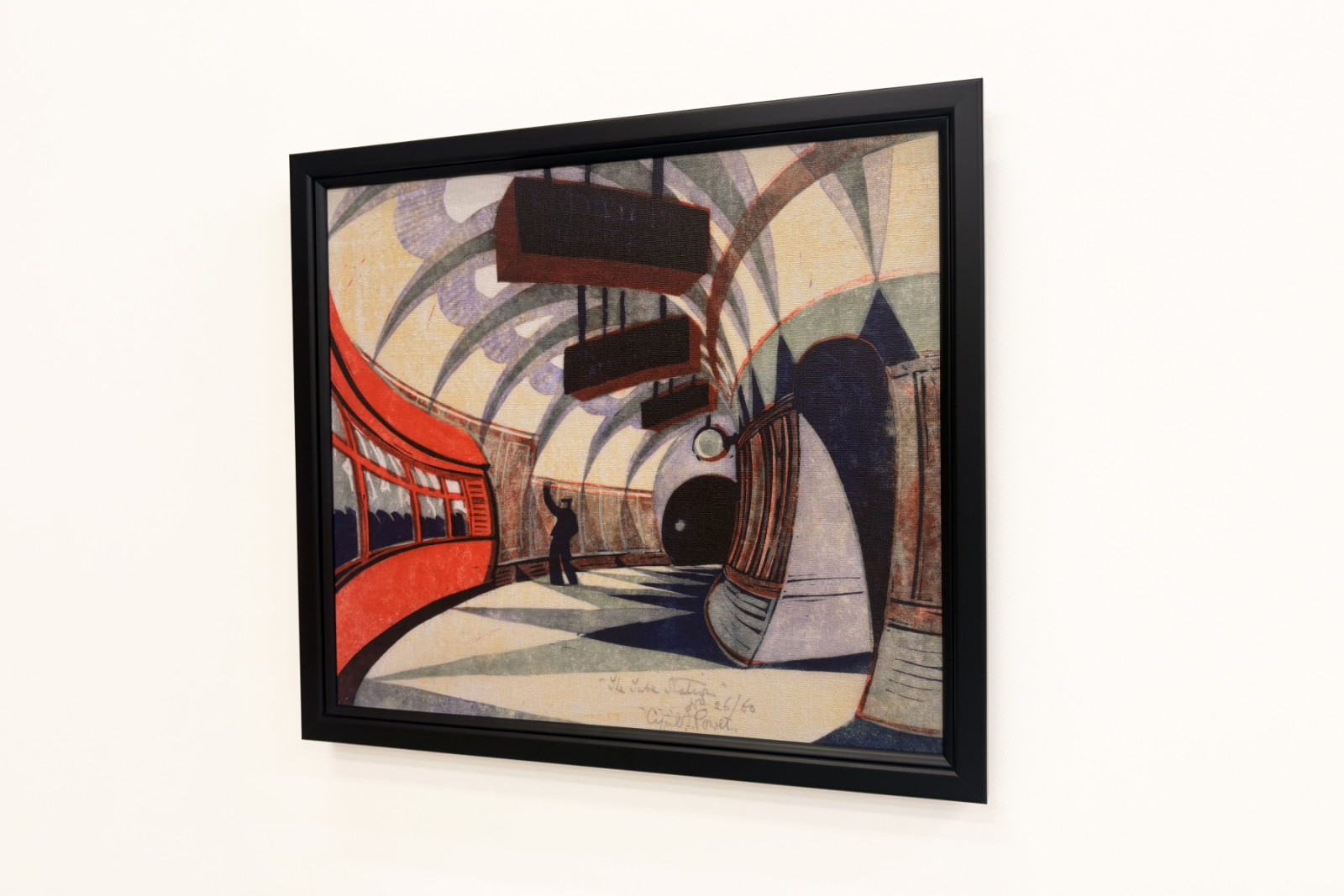 The Tube Train, 1932 körül (linómetszet) (lásd még: 151089) - Cyril Edward Power