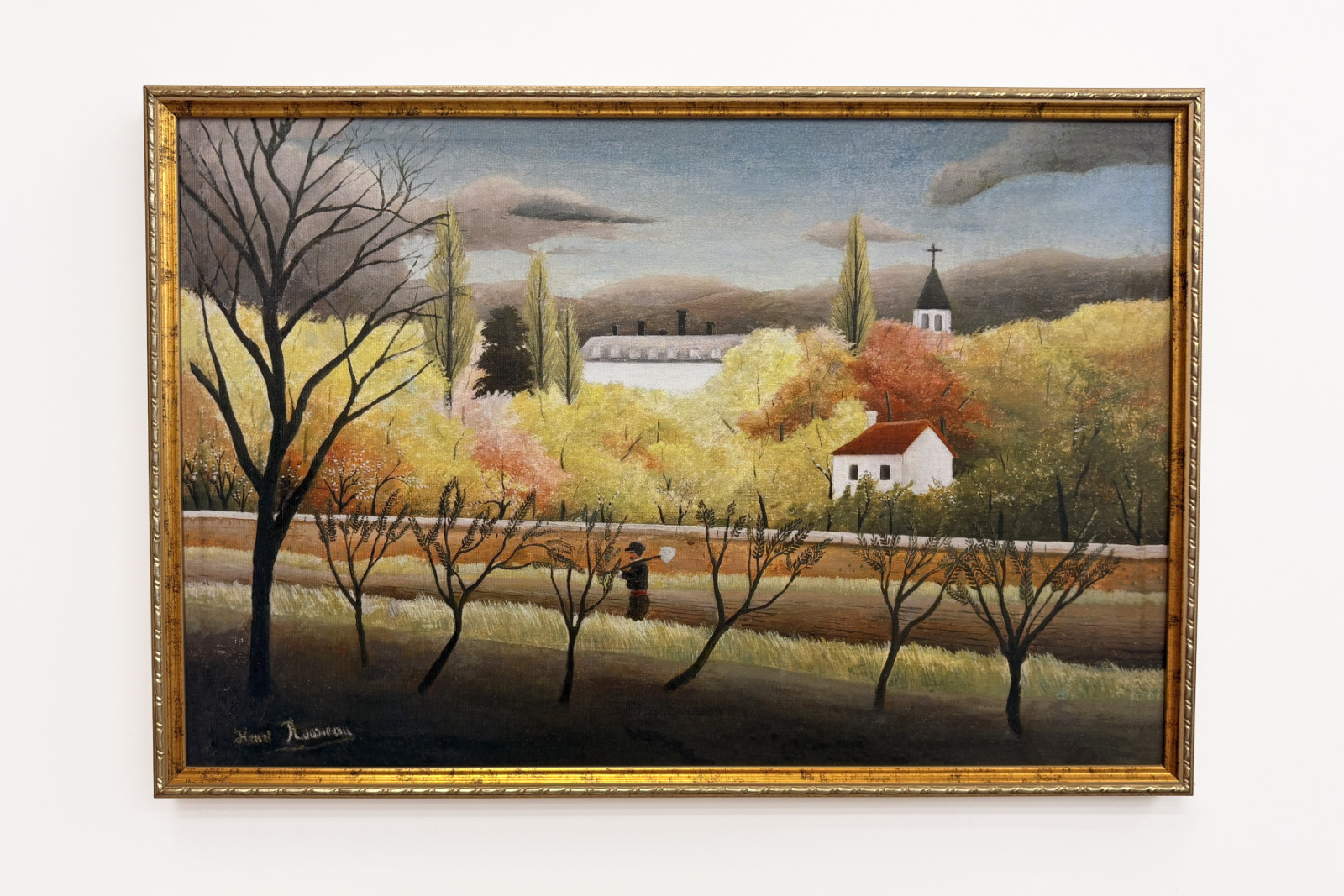Táj paraszttal - Henri Rousseau