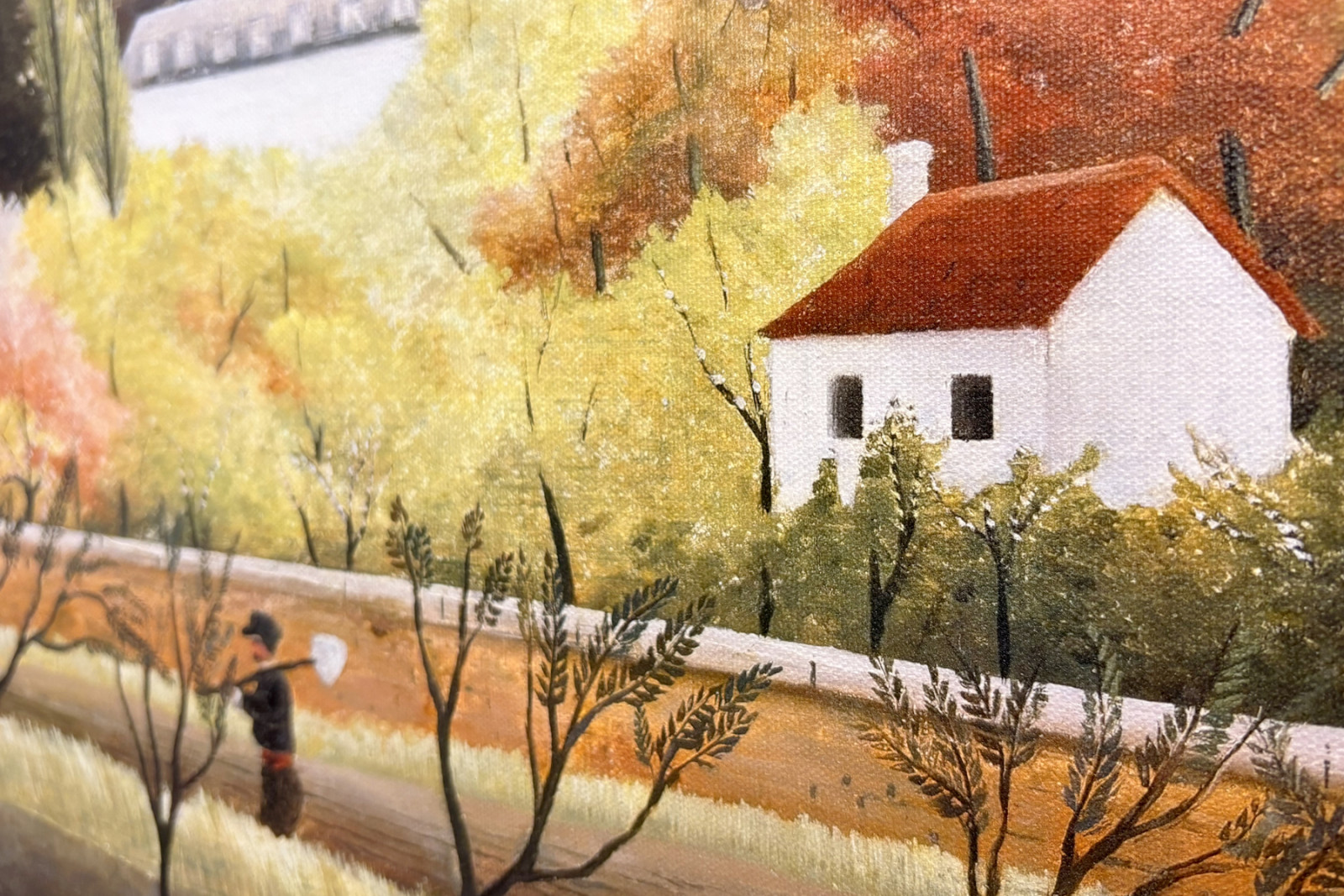 Táj paraszttal - Henri Rousseau