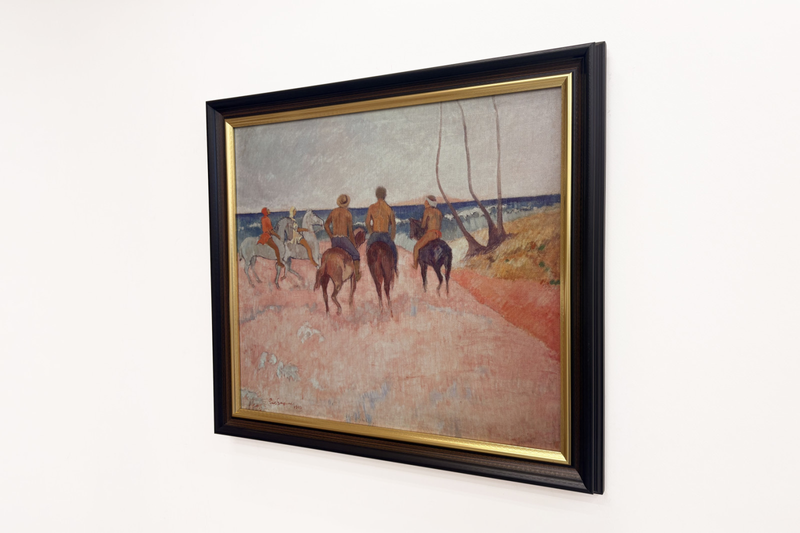 Lovas a tengerparton - Paul Gauguin