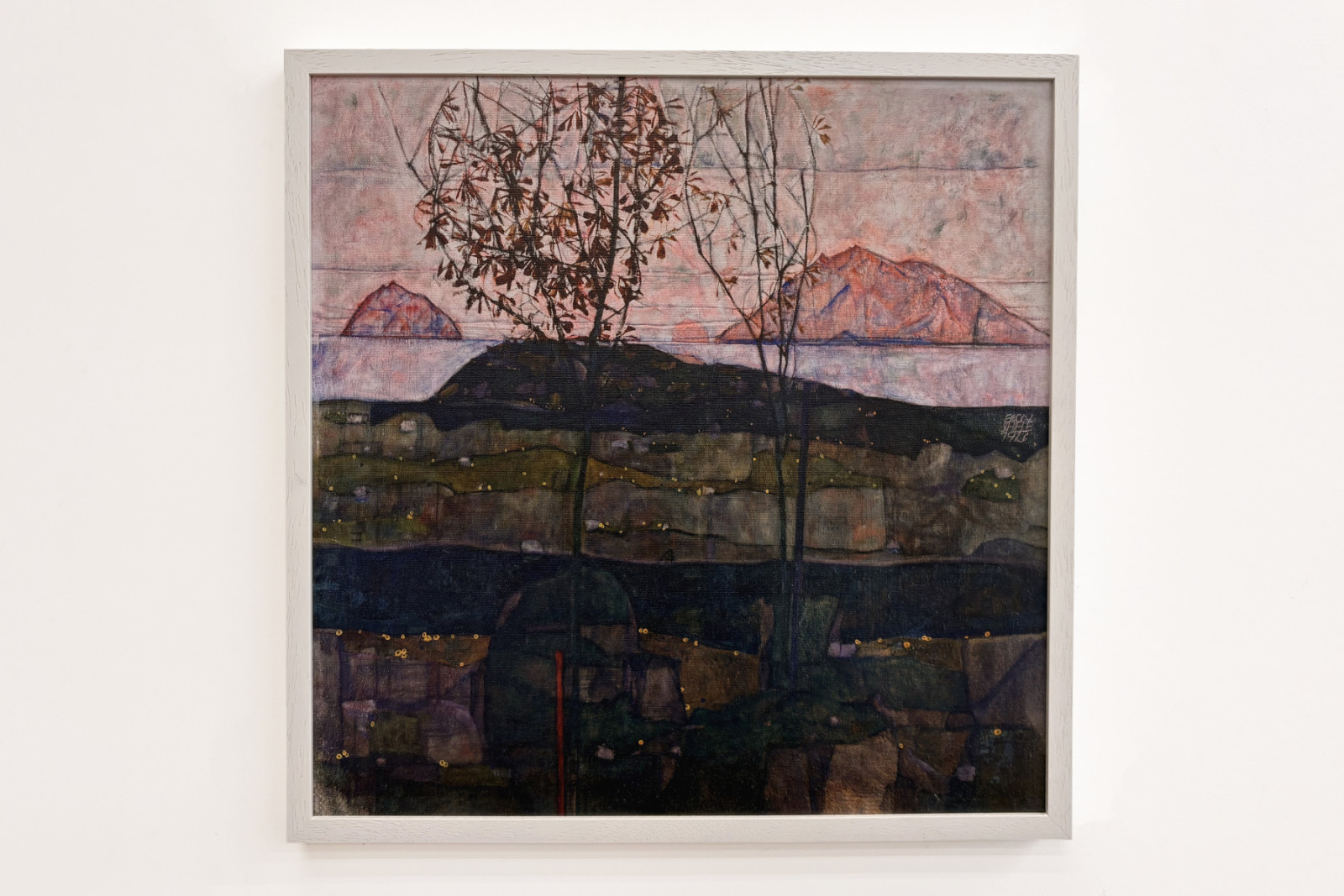 Lenyugvó nap, 1913 - Egon Schiele