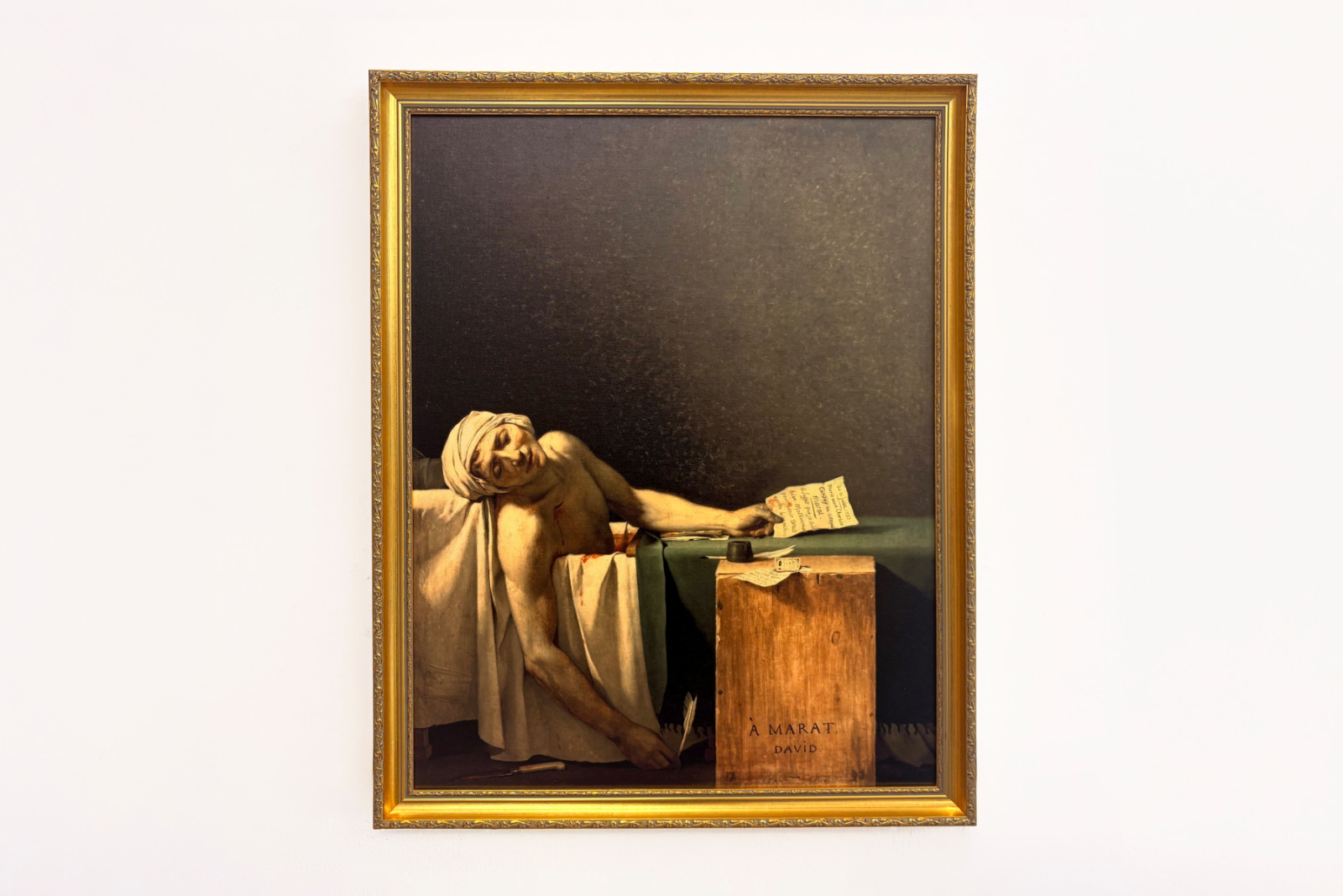 Marat halála - Jacques Louis David
