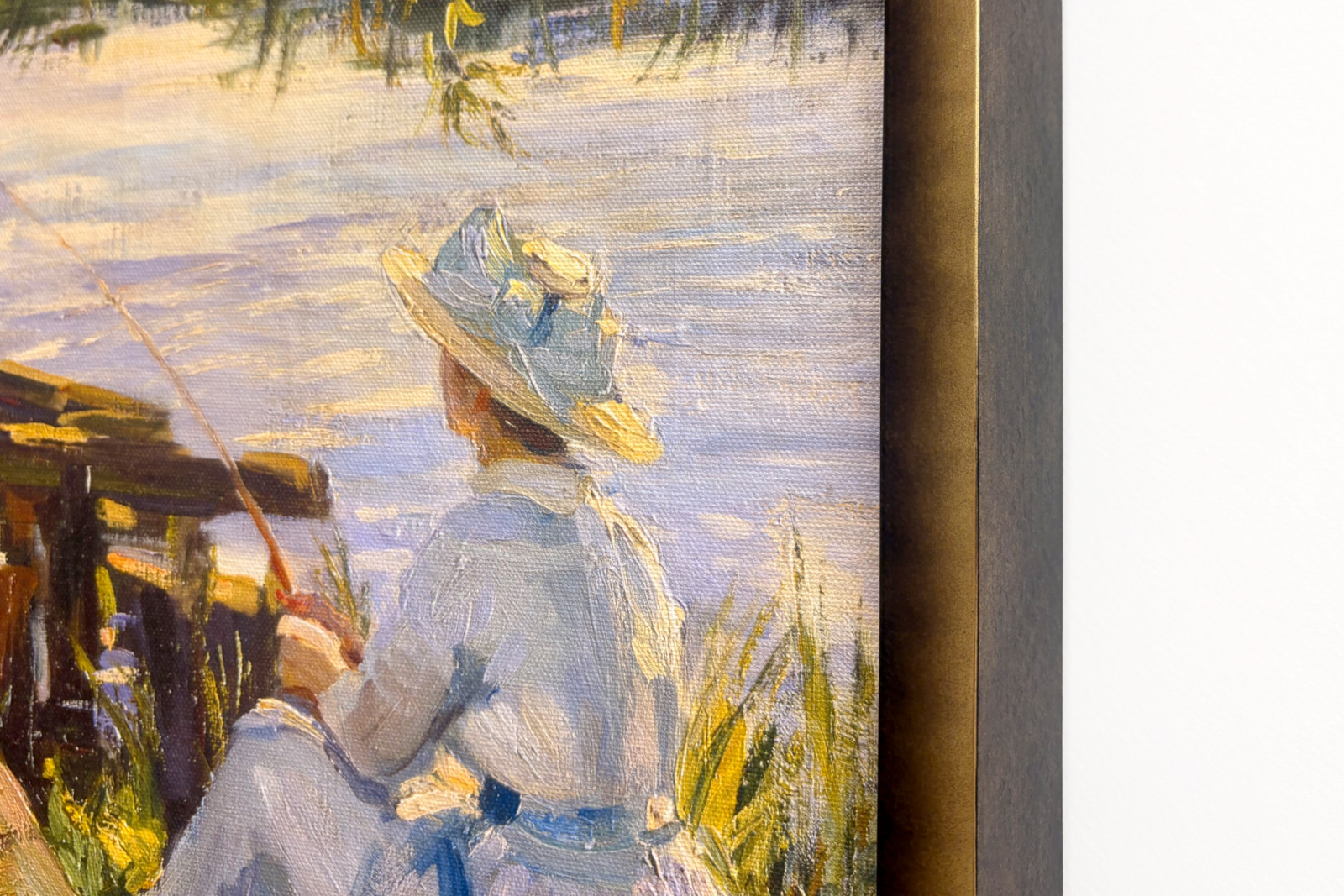 Horgászat, Könyvtányér - Wilfred Gabriel de Glehn