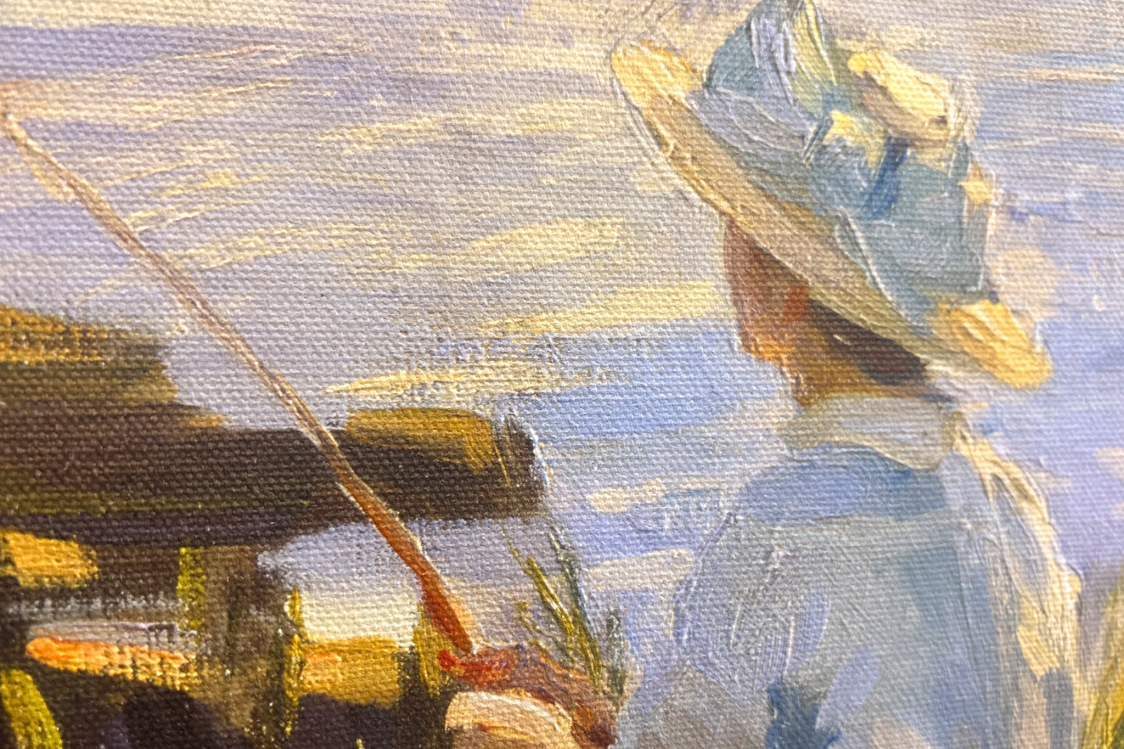 Horgászat, Könyvtányér - Wilfred Gabriel de Glehn