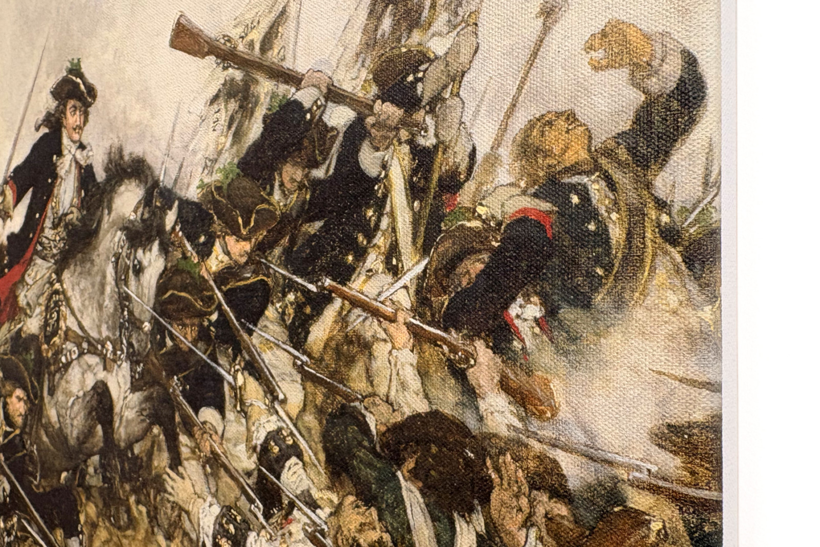 Az öreg Dessauer a torinói csatában, 1883 - Hermann Joseph Wilhelm Knackfuss