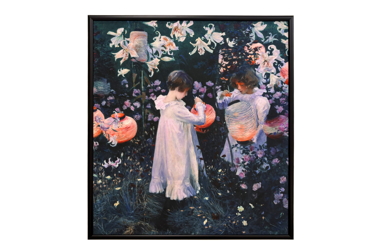 Szegfű, liliom, liliom, rózsa - John Singer Sargent
