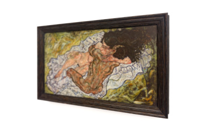 Az ölelés, 1917 - Egon Schiele