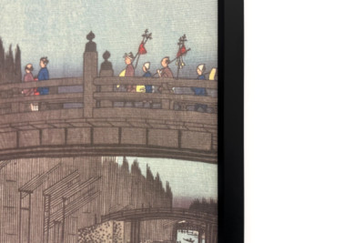 Bambuszpiac a Capital Bridge-nél, 1857., 1857.