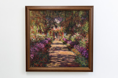 Egy ösvény Monet kertjében, Giverny, 1902