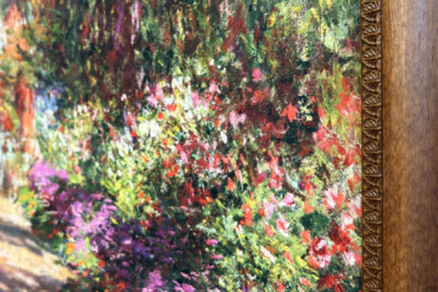 Egy ösvény Monet kertjében, Giverny, 1902