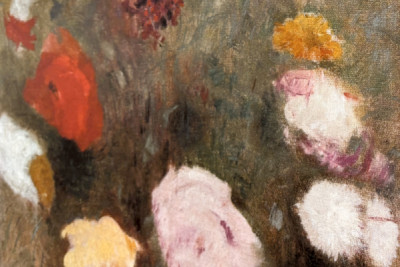 Mákcsokor Odilon Redon festménye (1840-1916). - Odilon Redon