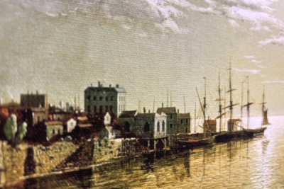 Holdfény jelenet, Southampton, 1820