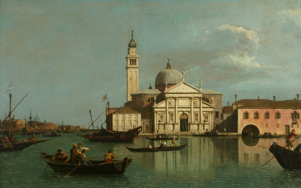 San Giorgio Maggiore templom, Velence, 1740 körül (olaj, vászon) alkotó: (1697-1768) Canaletto
