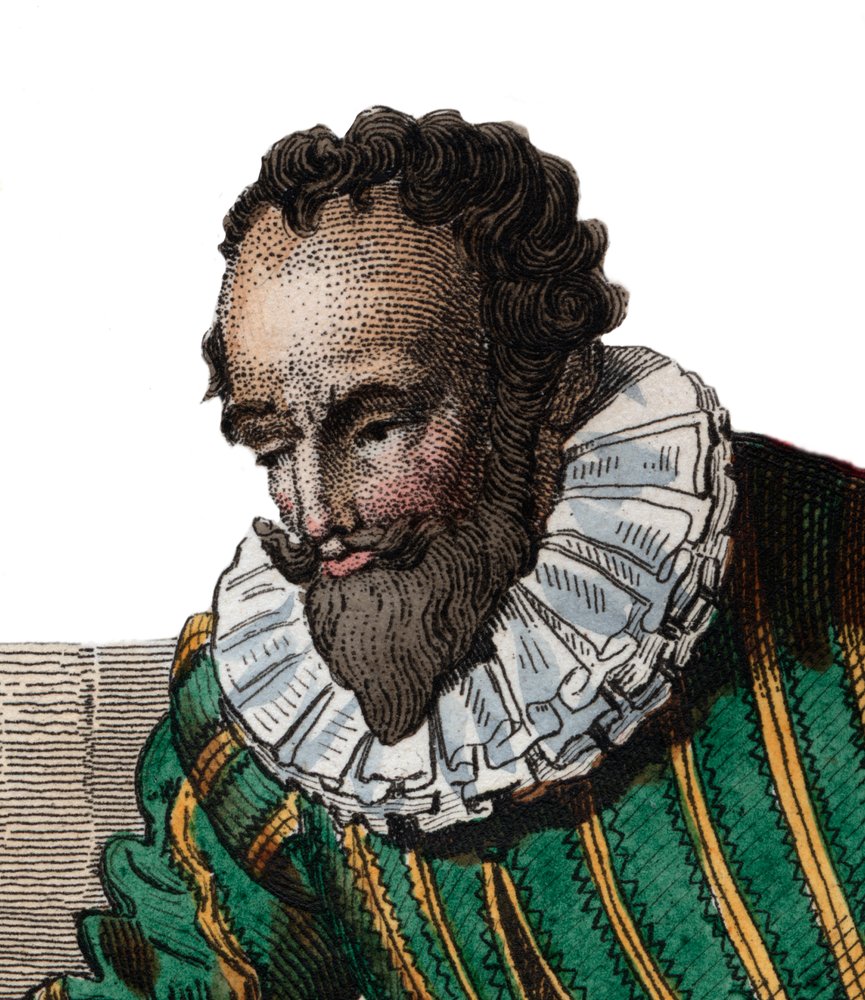 Francois de Malherbe (1555-1628) francia költő, kritikus és műfordító portréja. alkotó: French School