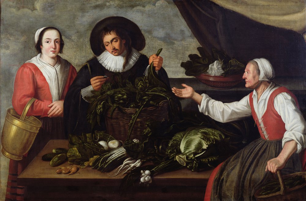 A zöldségárus alkotó: Adriaen van Utrecht