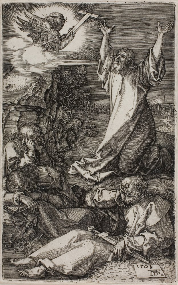 Agónia a kertben, A vésett szenvedélyből alkotó: Albrecht Dürer