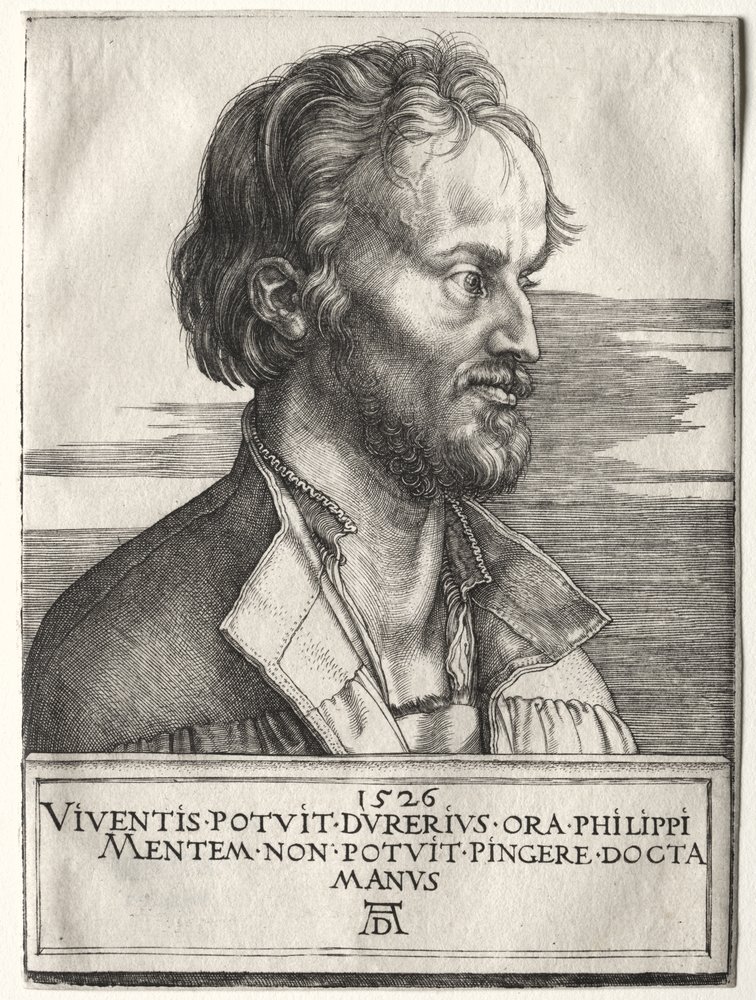 Melanchthon Fülöp alkotó: Albrecht Dürer