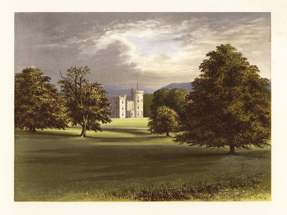 Forbes kastély, Aberdeenshire, Skócia. alkotó: Alexander Francis (after) Lydon