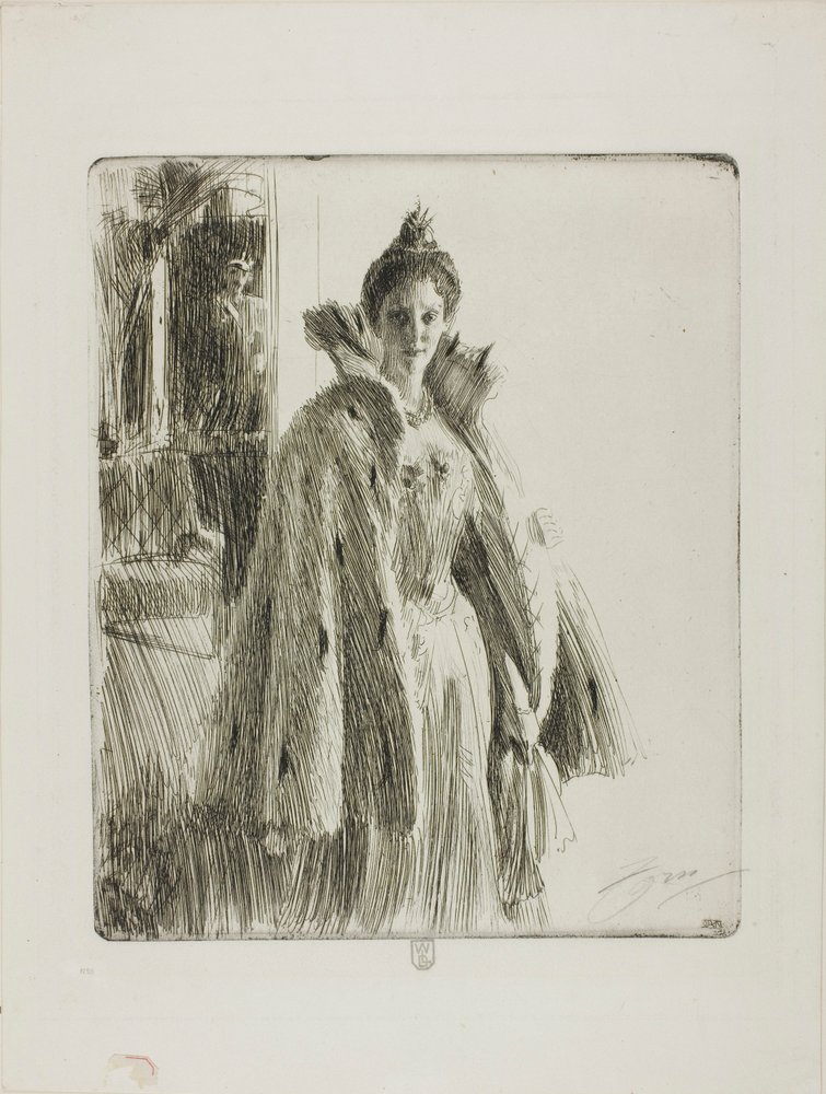 H. R. H. Ingeborg svéd hercegnő II alkotó: Anders Zorn
