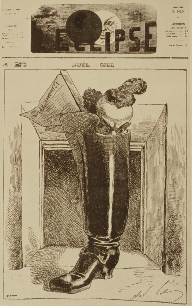 Noël, The Marseillaise in a Boot, borítóillusztráció a 