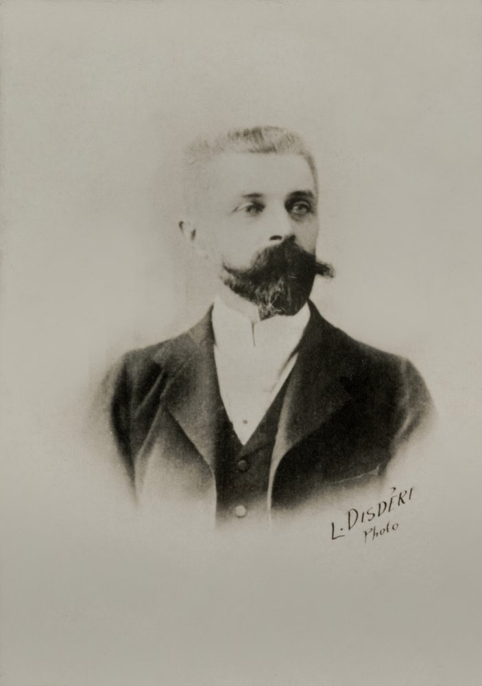 Andre Brouillet francia festő portréja ( 1857) alkotó: Andre Adolphe Eugene Disderi
