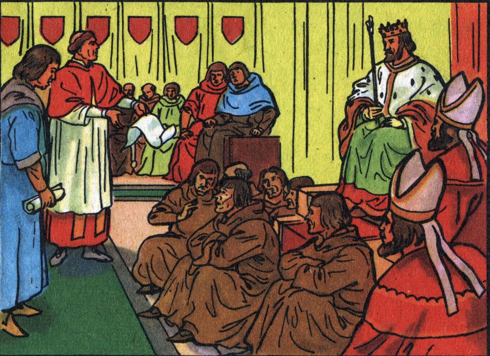 Az igazságosság ágya Charles-le-Bad ítélkezésére (Charles a rossz) (Charles de Navarre alkotó: Anonymous Anonymous