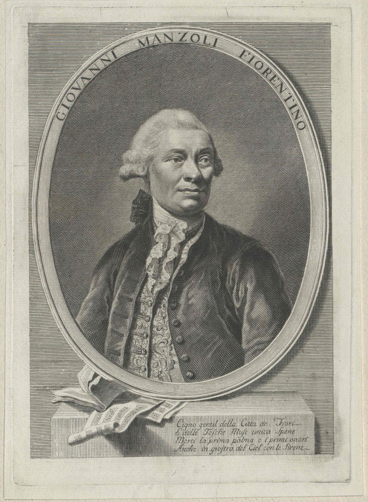 Giovanni Manzuoli (nyomtatás) alkotó: Artist Unknown