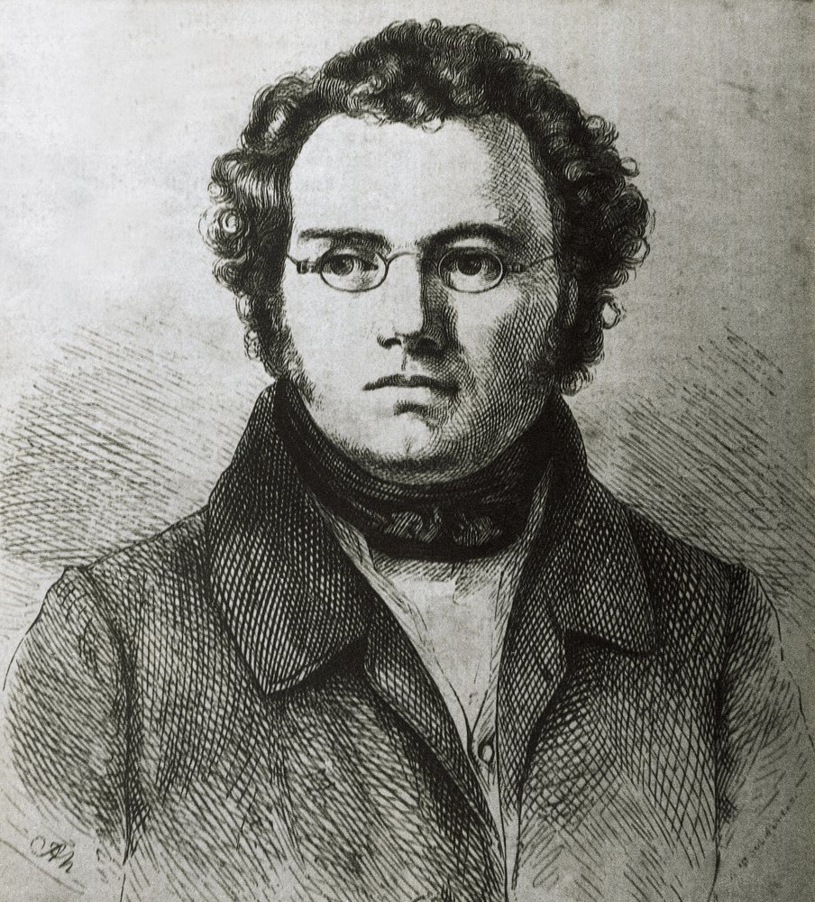 SCHUBERT, Franz (1797-1828). Osztrák romantikus zeneszerző. Metszet. alkotó: Artist Unknown