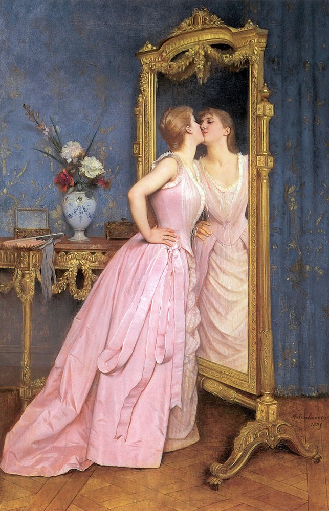 Hiúság, kb. 1889 alkotó: Auguste Toulmouche