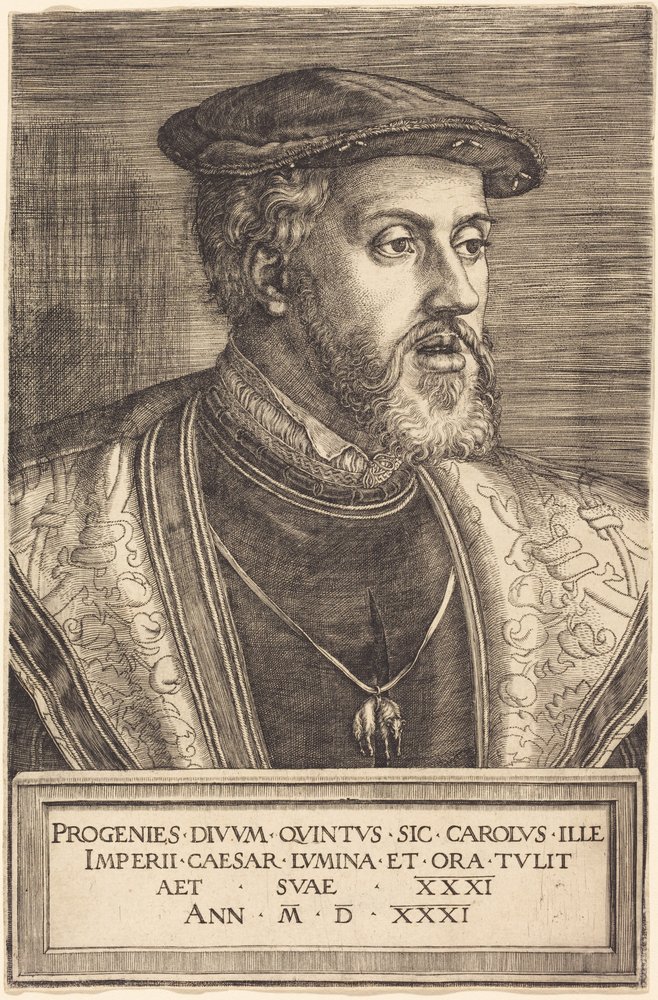 V. Károly császár alkotó: Barthel Beham