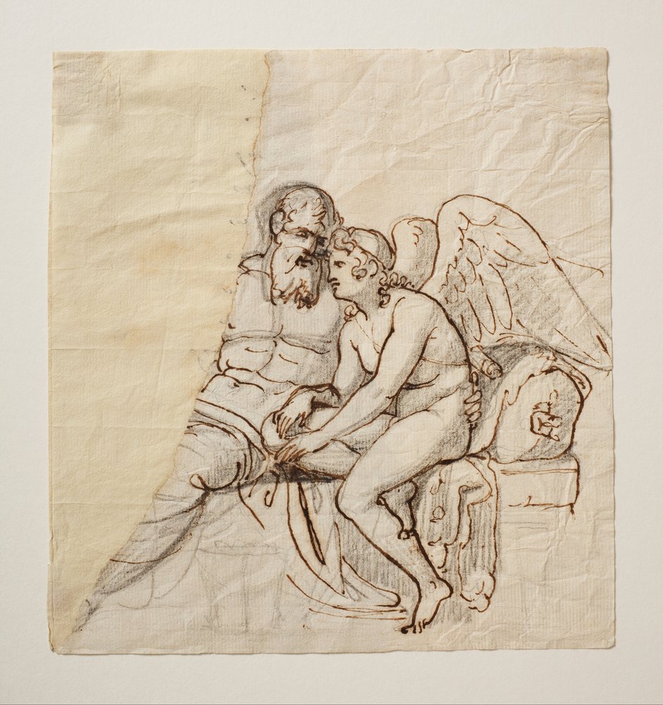 Cupido és Anakreón alkotó: Bertel Thorvaldsen