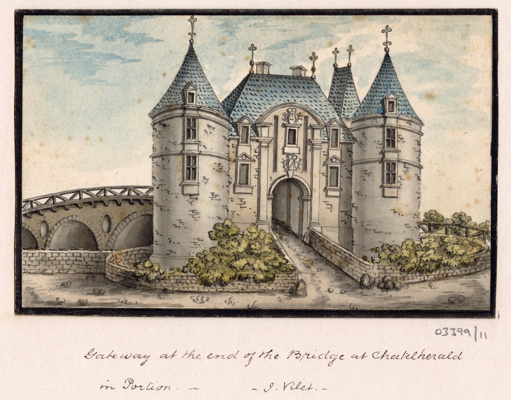 Vázlatsorozat, nézetek Nagy-Britanniában, a kontinensen és Amerikában 1772-1778 (akvarell) alkotó: British School