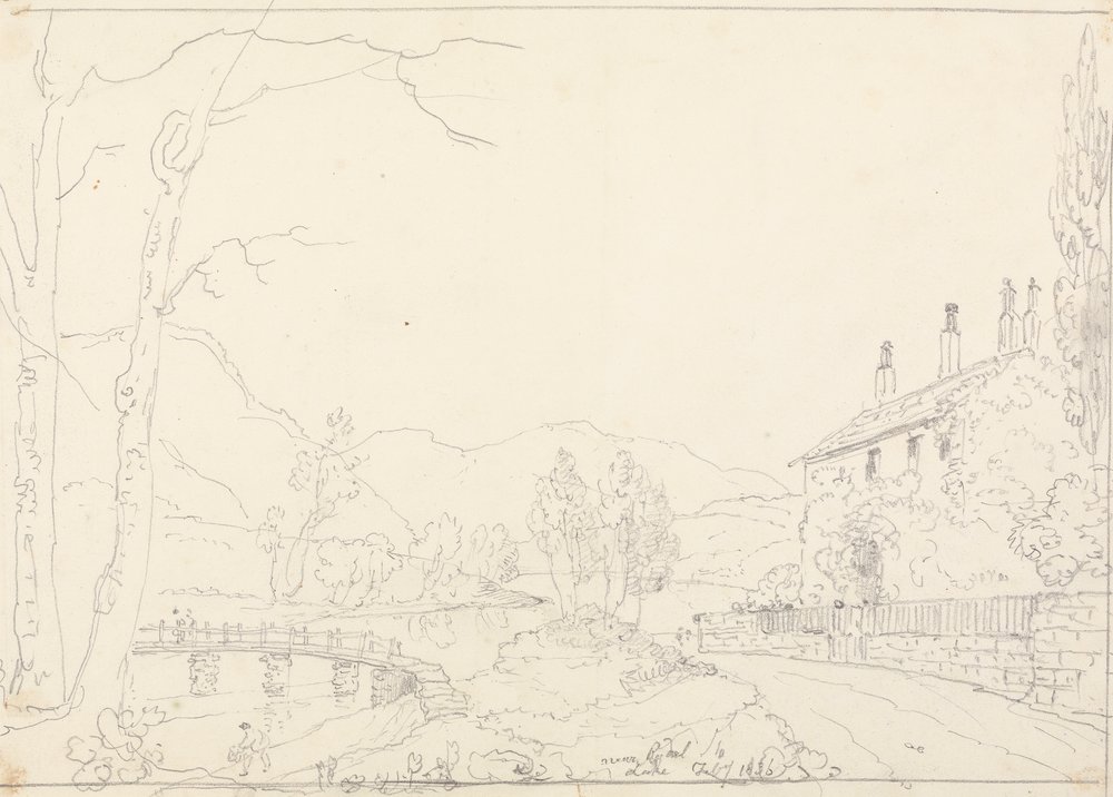 A Rydal-tó közelében, 1836. február 10 alkotó: Capt. Thomas Hastings