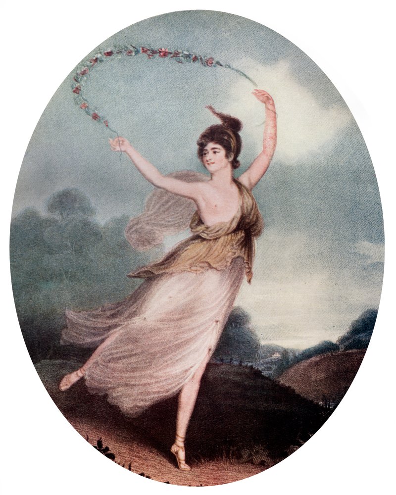Miss Celine Parisot, 1799. alkotó: Charles Turner