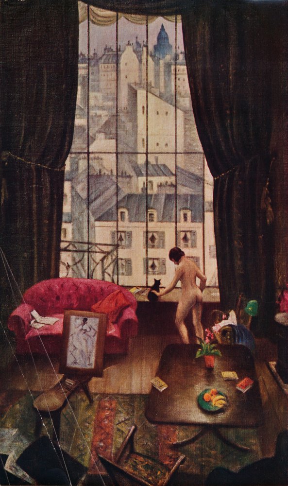 Műterem Montparnasse-ban, kb. 1926, 1935 alkotó: Christopher Richard Wynne Nevinson