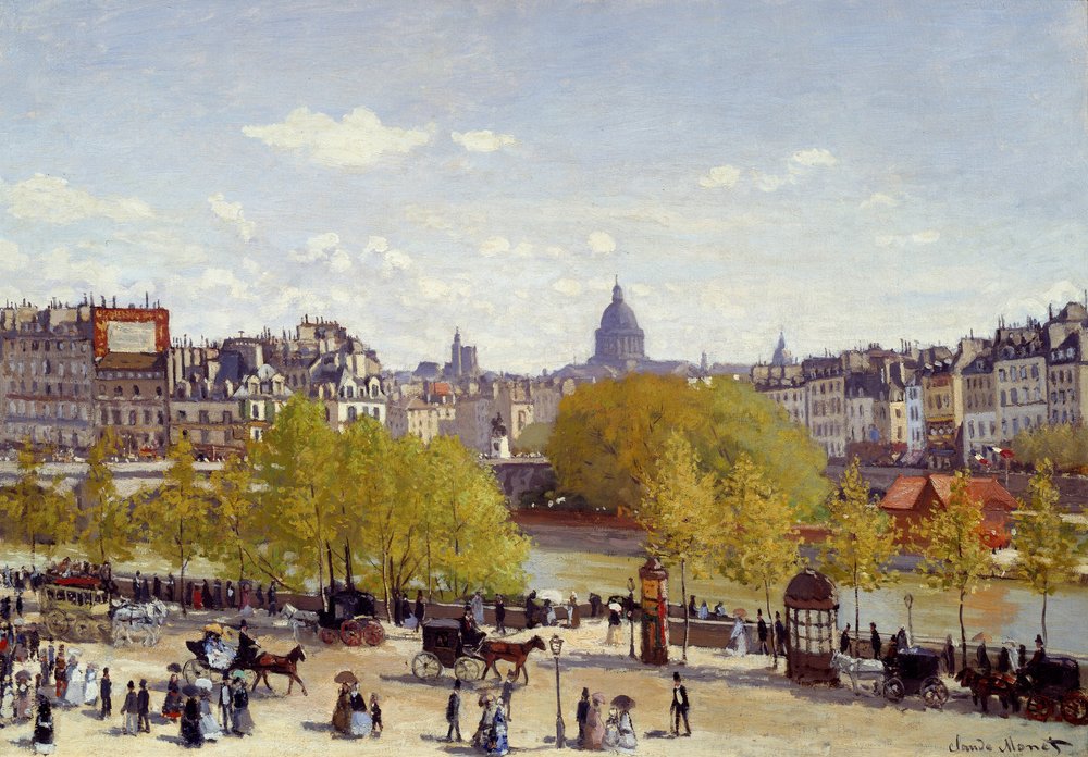 Louvre rakpart alkotó: Claude Monet