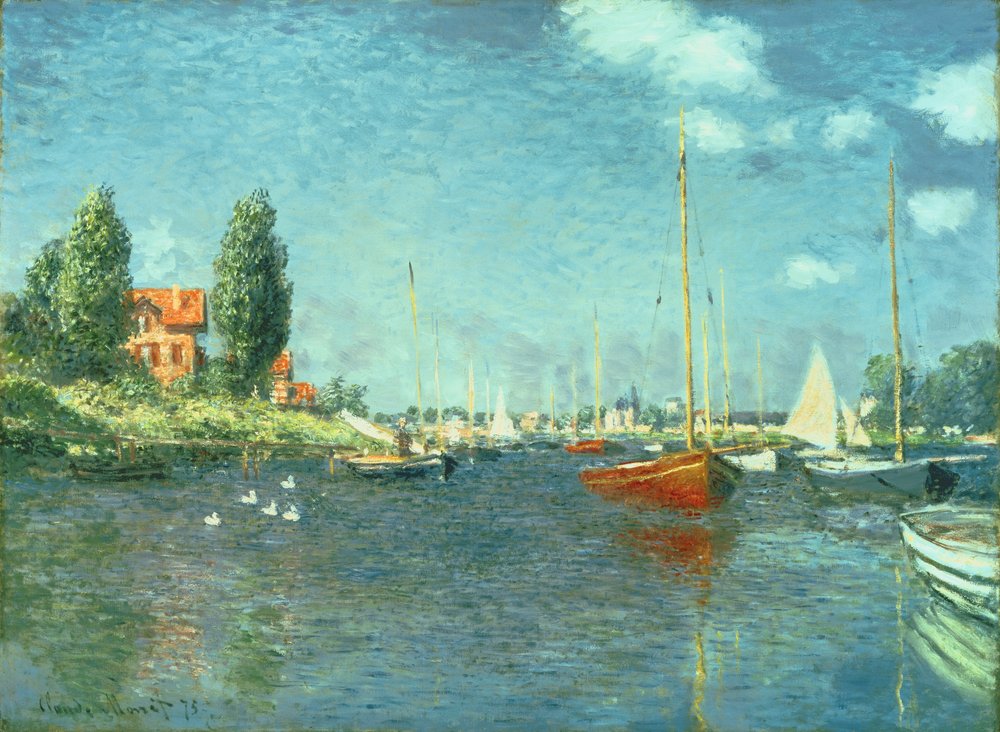 Vörös csónakok, Argenteuil, 1875 alkotó: Claude Monet
