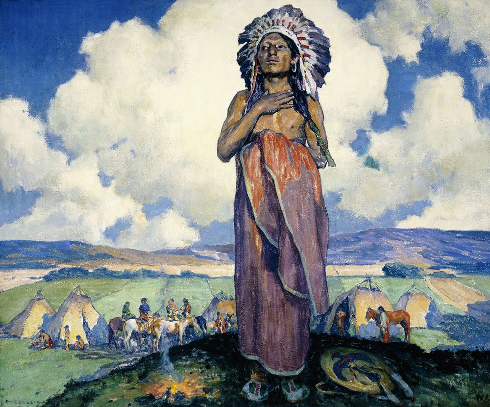 A főnök alkotó: Eanger Irving Couse