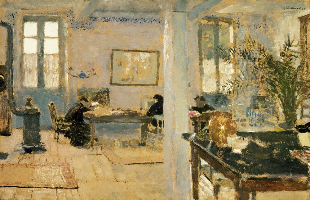 A szobában, 1890-es évek alkotó: Edouard Vuillard