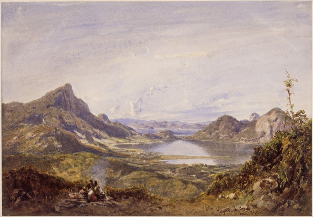 Lagoa Rodrigo de Freitas, Rio de Janeiro alkotó: Eduard Hildebrandt