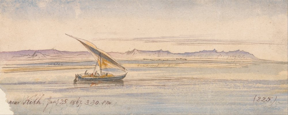 Kilh közelében alkotó: Edward Lear